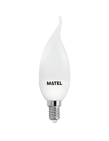 Lâmpada LED chama Matel E14 5W 2700K (3 intensidades)