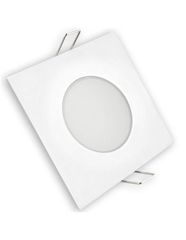 Aro Led Fijo Ip65 Cuadrado Blanco 5w Fri