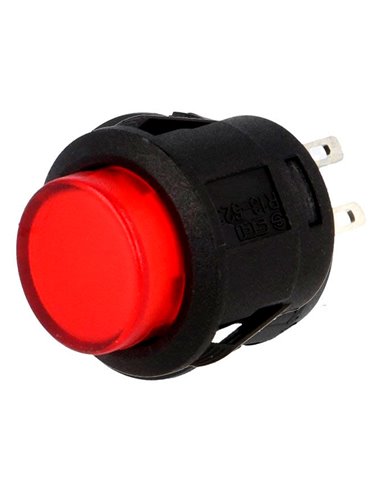 Pulsador luminoso redondo empotrar onlex 6a 230v