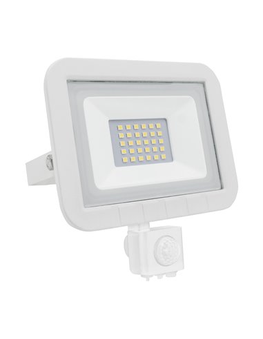 Proyector Led Sensor Plano Blanco 20w F