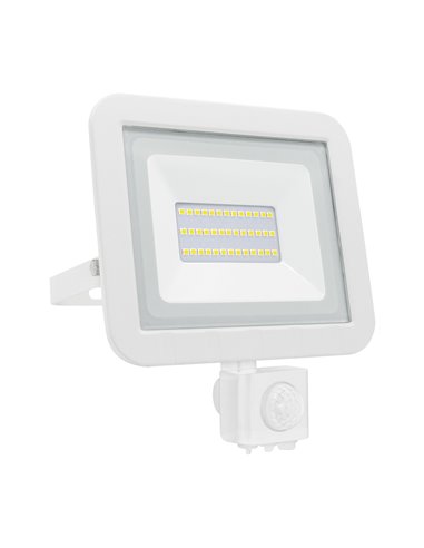 Proyector Led Sensor Plano Blanco 30w F