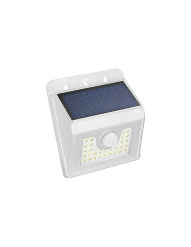 Aplicar 30 leds sensor solar korpass branco 4W