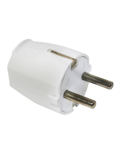 Plug branco Onlex 4,8 mm 10/16a t/t blister