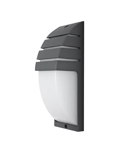 Aplique led luxe exterior ip54 matel vertical 10w fría