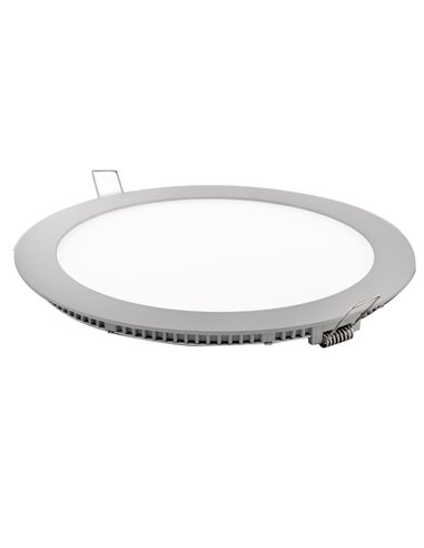 Downlight Led Corte 185mm Plata 18w Fri