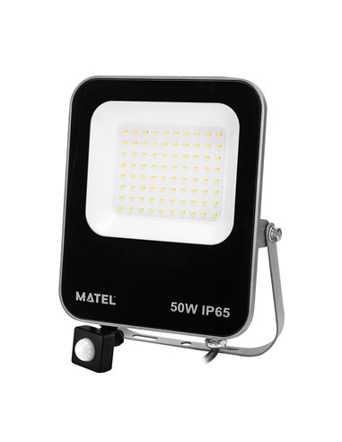 Projetor LED de alumínio matel chip samsung sensor 50w frio