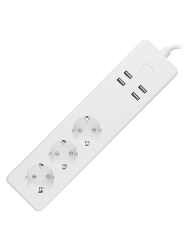 Base múltiple usb matel smart wifi 3 enchufes 1,8m