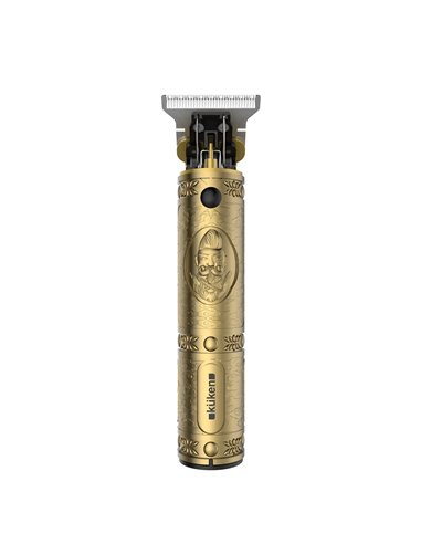 Máquina de cortar cabelo profissional de metal dourado 5w