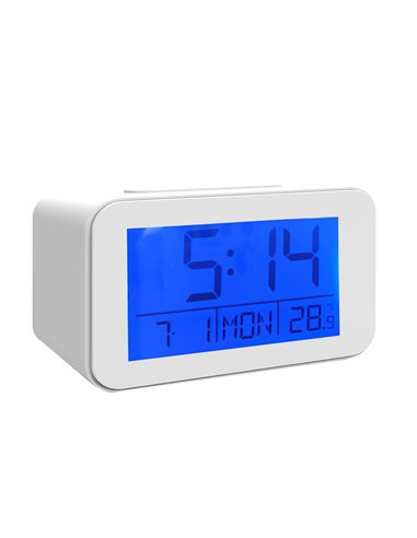 Reloj Digital C/Alarma Y Termometro