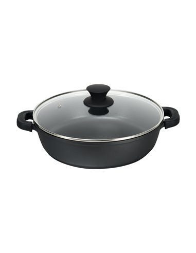 Cacerola baja aluminio fundido xylán black supreme 24cm