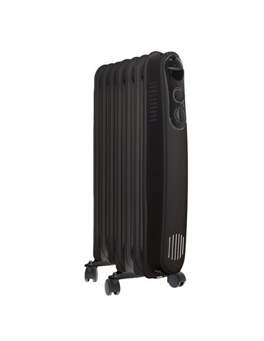 Radiador aceite 2000w 9 elementos negro