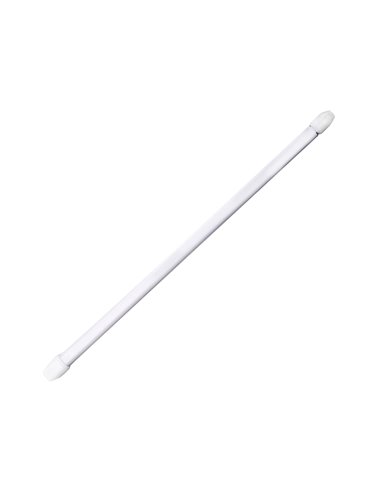 Varilla visillo plana blanca 30-45cm (2 unidades)