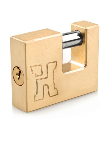 Candado latón handlock tipo "u" 70mm