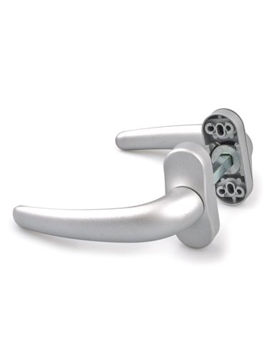 Manilla Aluminio Escudo ReV 66mm Plata