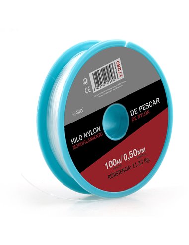 Hilo Nylon Blanco 0,6 Mm 100 M