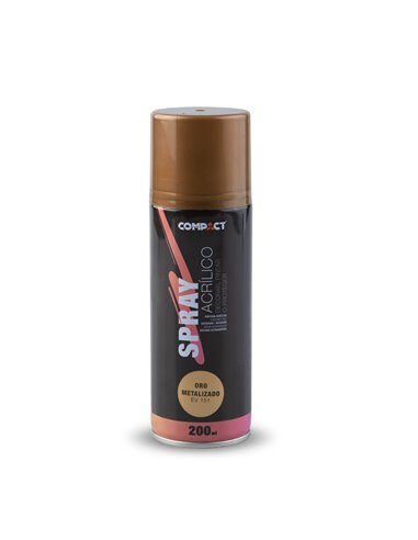 Pintura acrílica spray oro metalizado 200ml