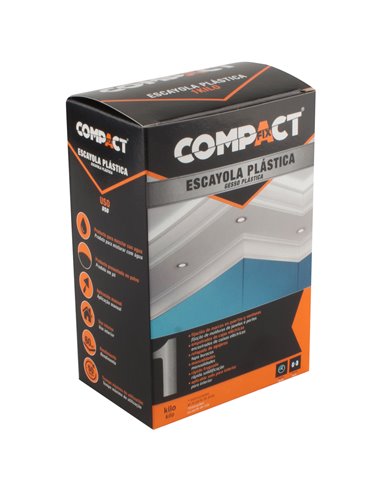 Gesso plástico compacto 1,5kg