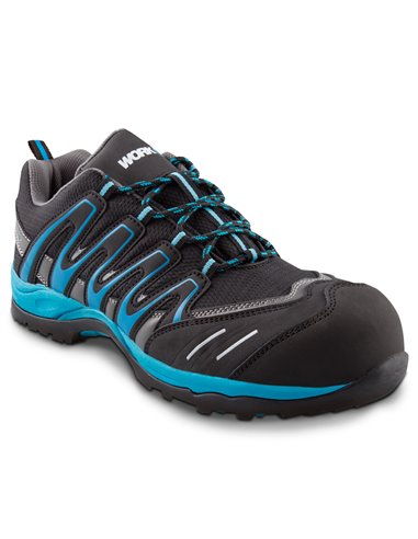 Zapato de seguridad esd workfit trail azul nº42