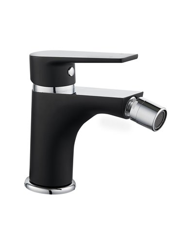 Monomando Artic Negro Bidet