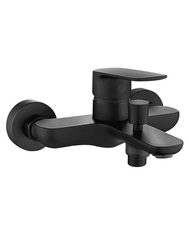 Misturador para banheira coral preto fosco