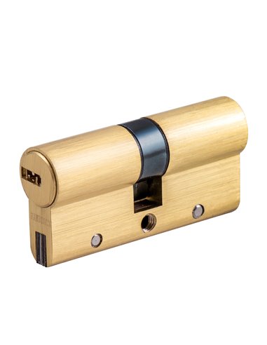 Cilindro seguridad latón handlock r13,5 40x40 5 llaves