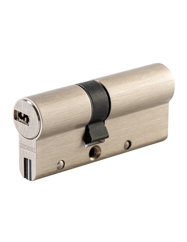 Cilindro seguridad níquel handlock r15 40x40 5 llaves