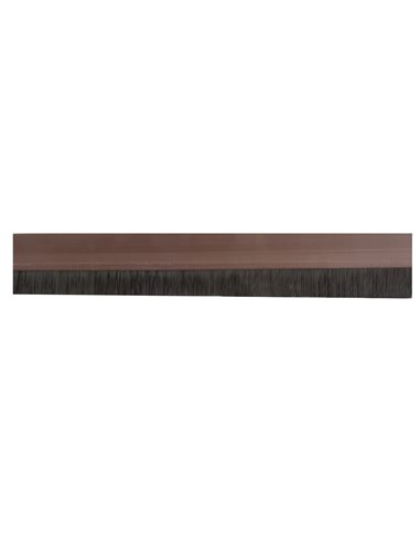 Burlete Adhes PVc Cepillo 1mx45mm Marron