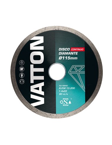 Disco osa diamante continuo 115mm vatton