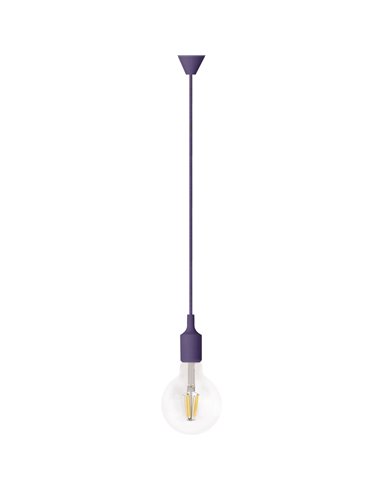 Kit pingente roxo Onlex silicone e27