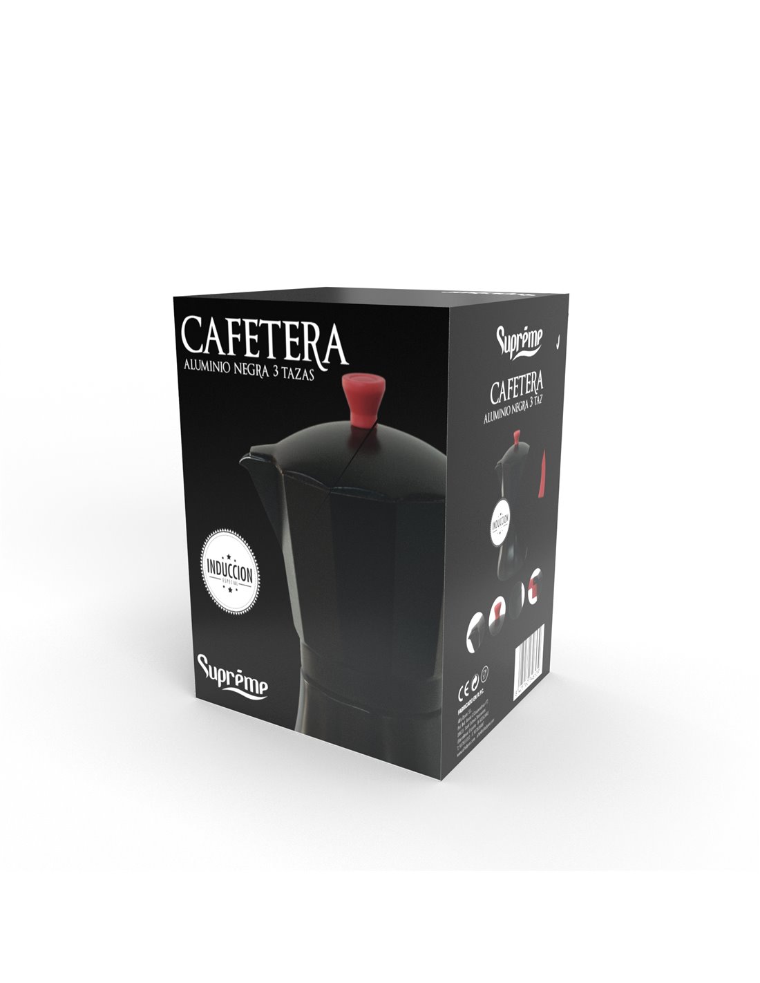 Caffettiera, Diverse capacità, Realizzata in alluminio, Per induzione, Caffettiera Cofan