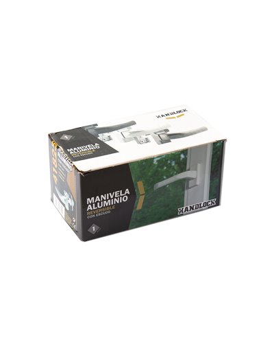 Manilla Aluminio Escudo ReV 66mm Plata