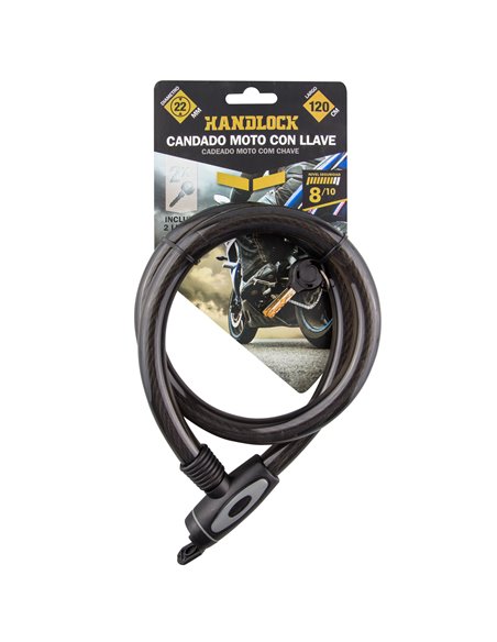 Candado Moto 22mm X 120cm