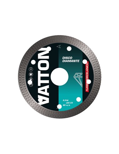 Vatton 115 mm Turbo-Diamantscheibe aus Porzellan