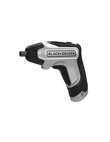 Chave de fenda de carga rápida Black+Decker Silver Edition BCF611SCK 3,6V