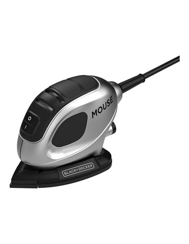 Lixadeira de detalhes Mouse® 55W Silver Edition BEW230SBC-QS Black+Decker