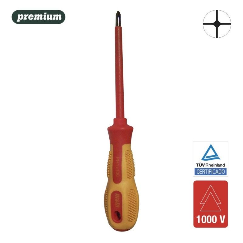 Chave de fenda isolada PHILIPS 1x100mm dip1 MOTA