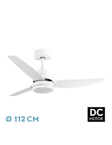 Ventilador DC Jarama 20W Blanco 3 Aspas