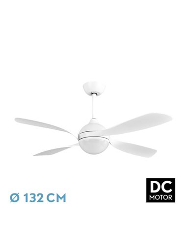 Ventilador DC Livorno 30W Blanco 4 Aspas