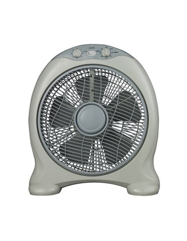 Ventilador Sobremesa Urgel 45w Gris 3vel. 5aspas  Temporizador 45x38x15cm