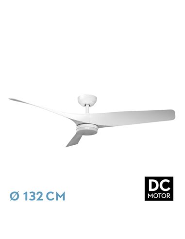 Ventilador DC Niger Branco 22W 3 Lâminas Ajustáveis