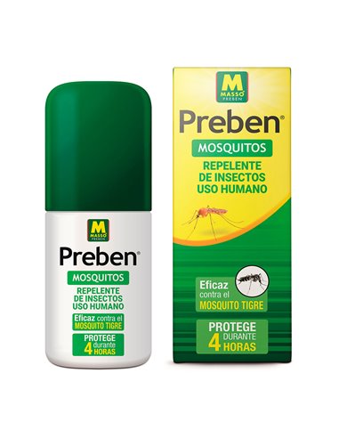 Spray repelente anti-mosquitos 100ml Preben Massó