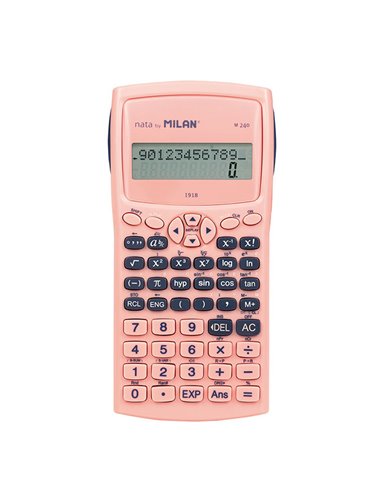 Blister calculadora científica m240 serie 1918, rosa milan