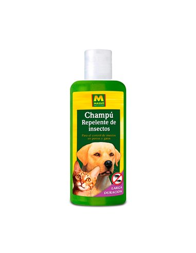 Champu repelente insectos para mascotas 250ml 231355 masso