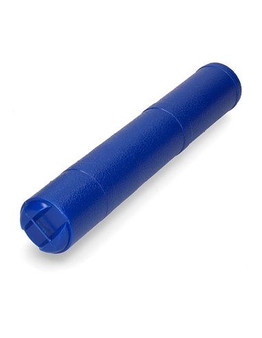 Tubo portaplanos extensible de 40 a 75cm ø65mm color azul