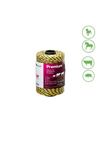 Cuerda cord conductor 3mm 200m pastormatic