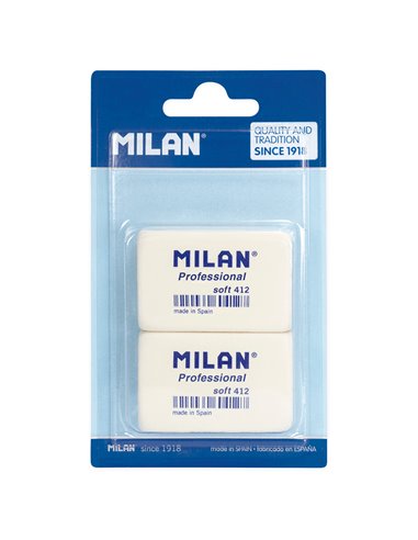 Blister de 2 gomas soft 412 professional milan