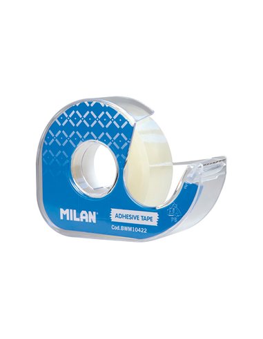 Blister con cinta adhesiva transparente 19mm x 33m milan