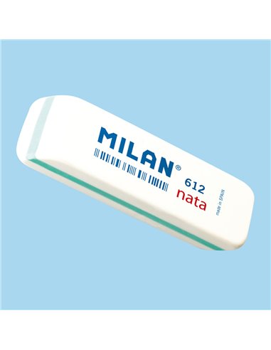 Blister con 2 gomas de borrar de nata 612 milan