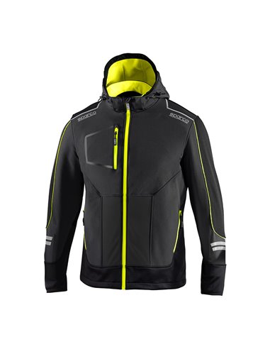 S.of. chaqueta técnica ndis soft-shell tech talla l gsgf 02412gsgf3l sparco