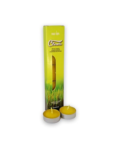 Pack 5 velas 12g citronela magic lights